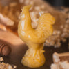 Rooster Beeswax Candle