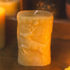 Deer & Bear Beeswax Pillar Candle